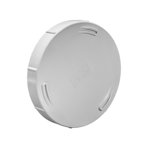 Holman 150mm PVC DWV Threaded Access Cap, Underground Rated, Grey