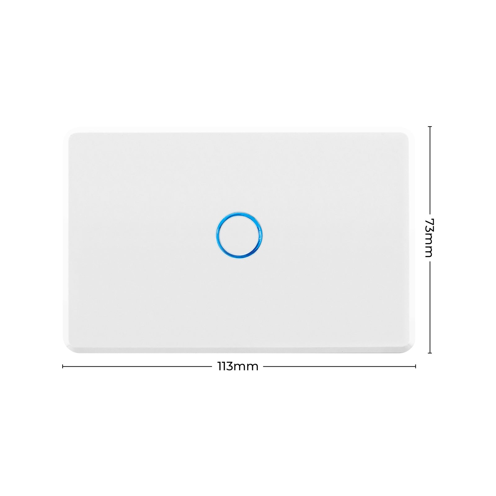 DETA 1 Gang Touch Activated Light Switch, 250V 6911B