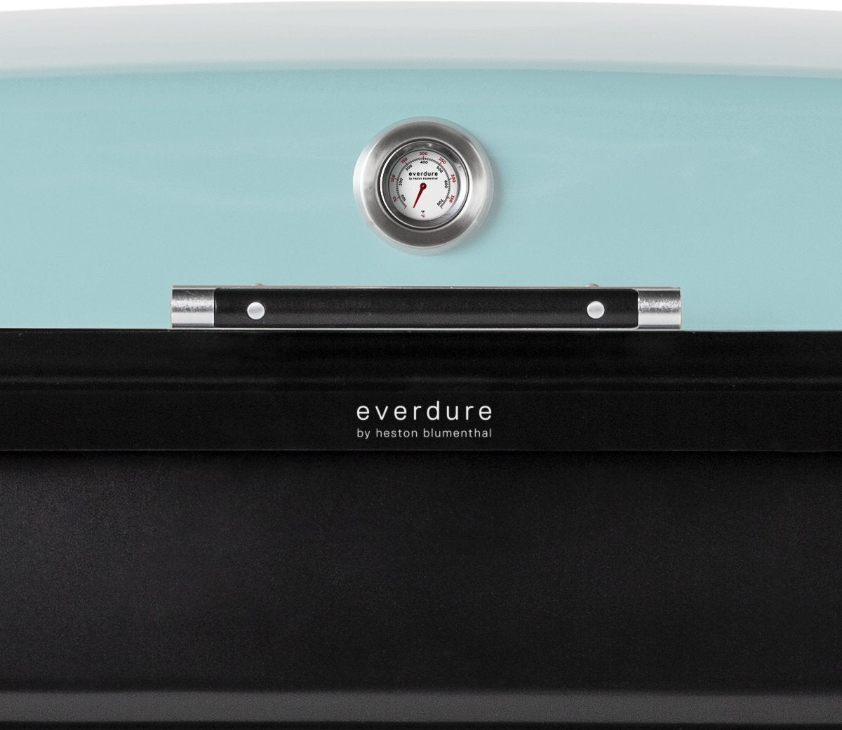 Everdure by Heston Blumenthal Furnace 3 Burner LPG BBQ - Mint, Cast Iron Plates, Roasting Hood - HBG3M