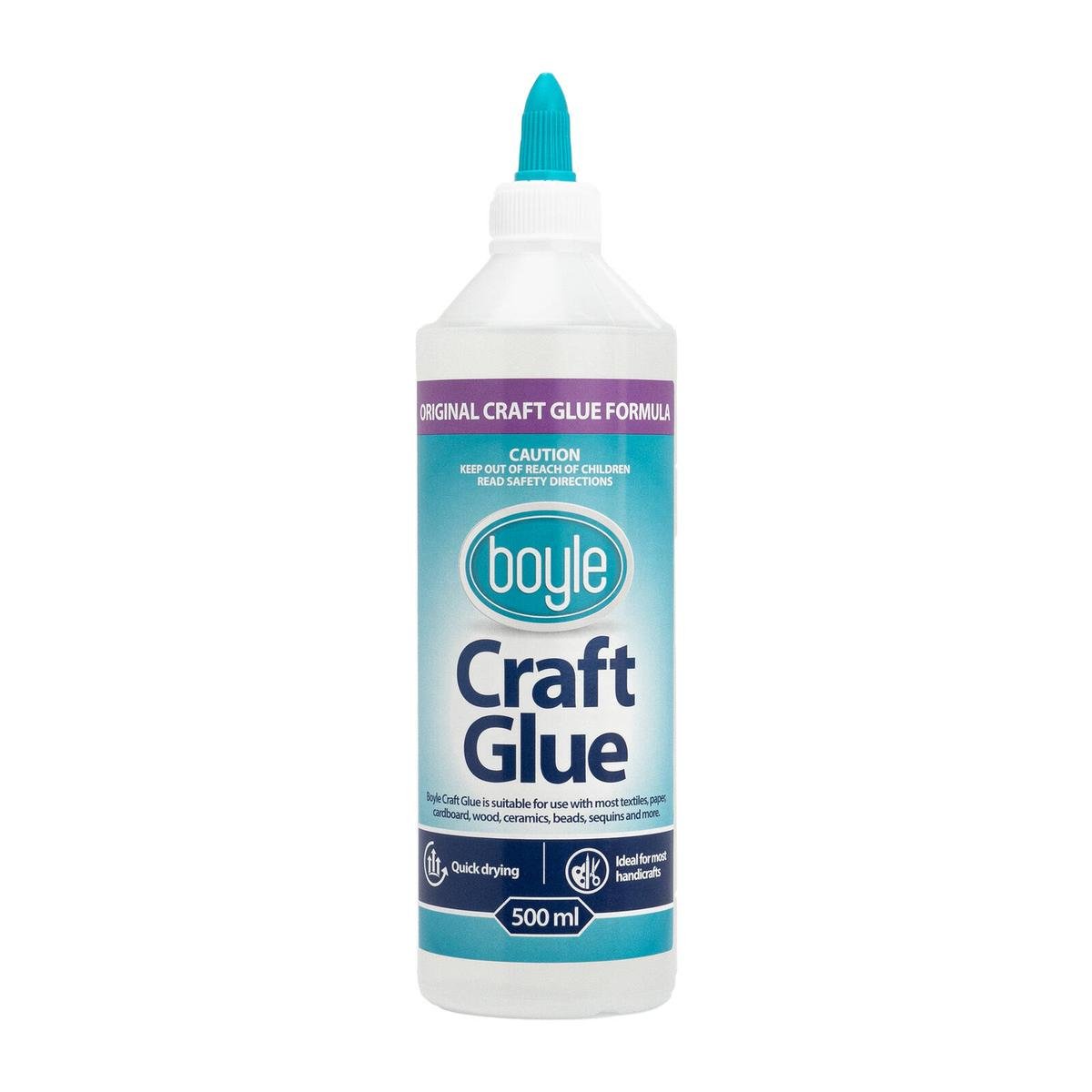 Boyle Adhesive Craft Glue Dries Clear 500ml