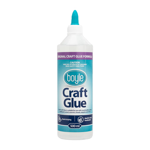Boyle Adhesive Craft Glue Dries Clear 500ml