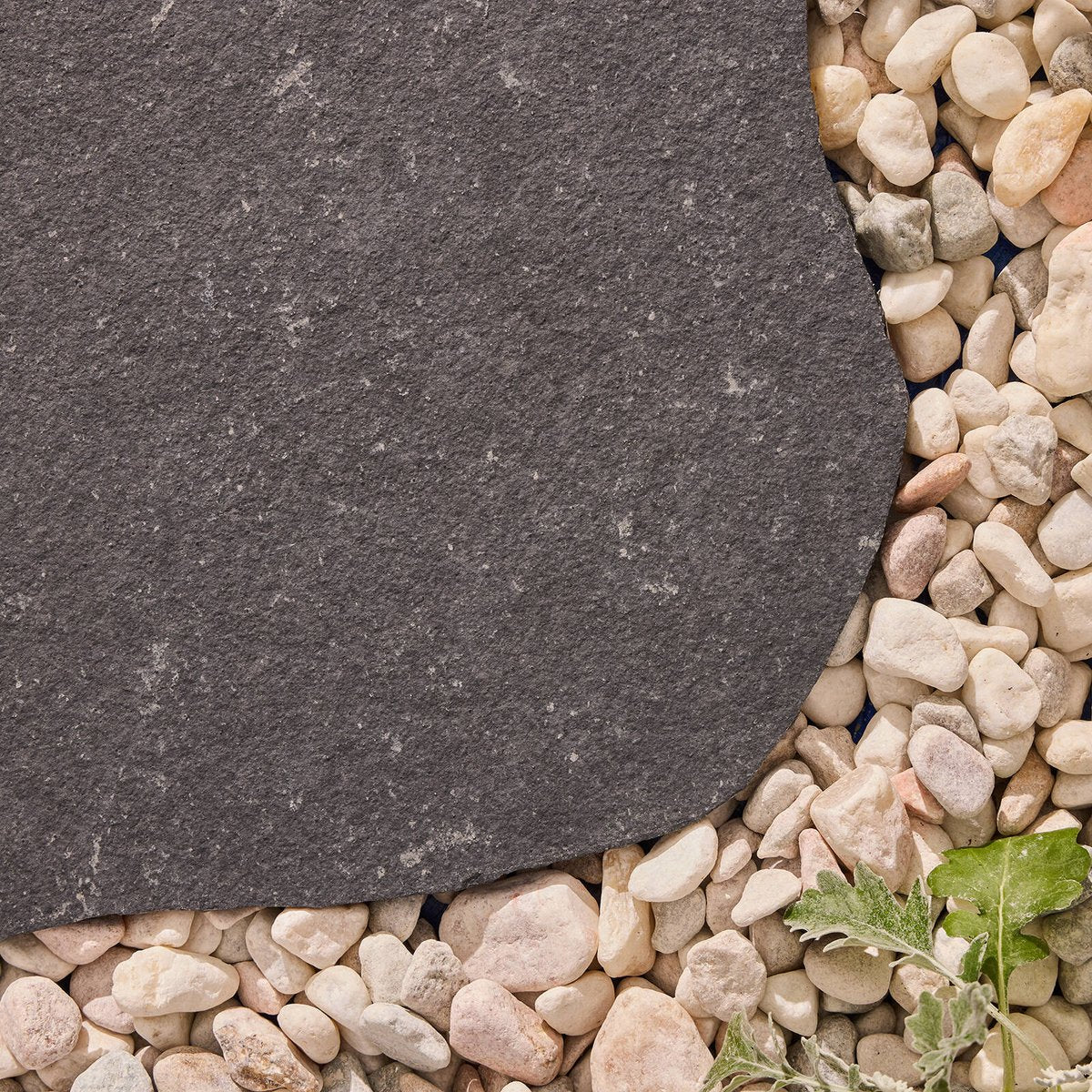 Tuscan Path Limestone Stepping Stone 400 x 500 x 20mm - Charcoal - Non-Slip - SuperSaverAU - view 3