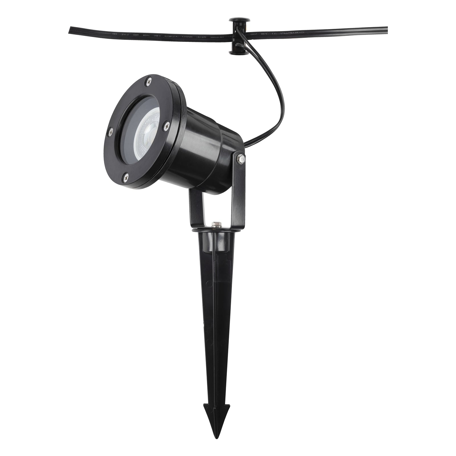Brilliant Beth 5W 12V Black LED Garden Spotlight 20952/06