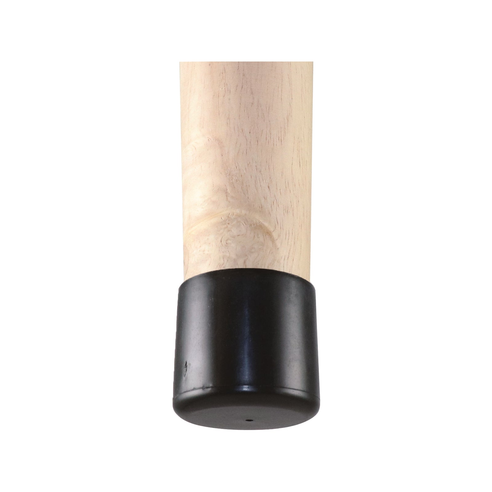 Surface Gard 32mm Black Round Plastic External Chair Tip - 4 Pack