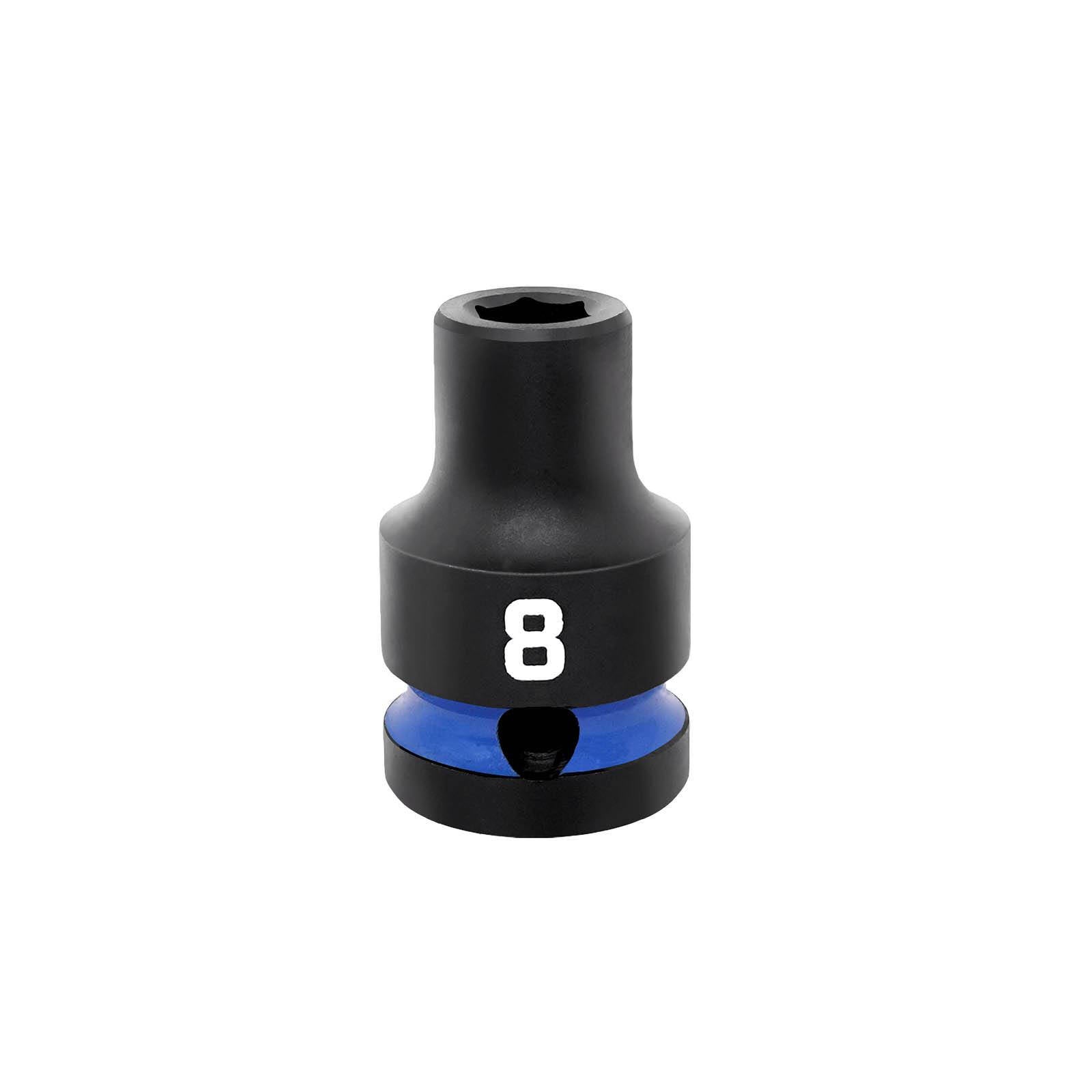 Kincrome 8mm 1/2" Drive Impact Socket Chrome Molybdenum Steel 6-Point