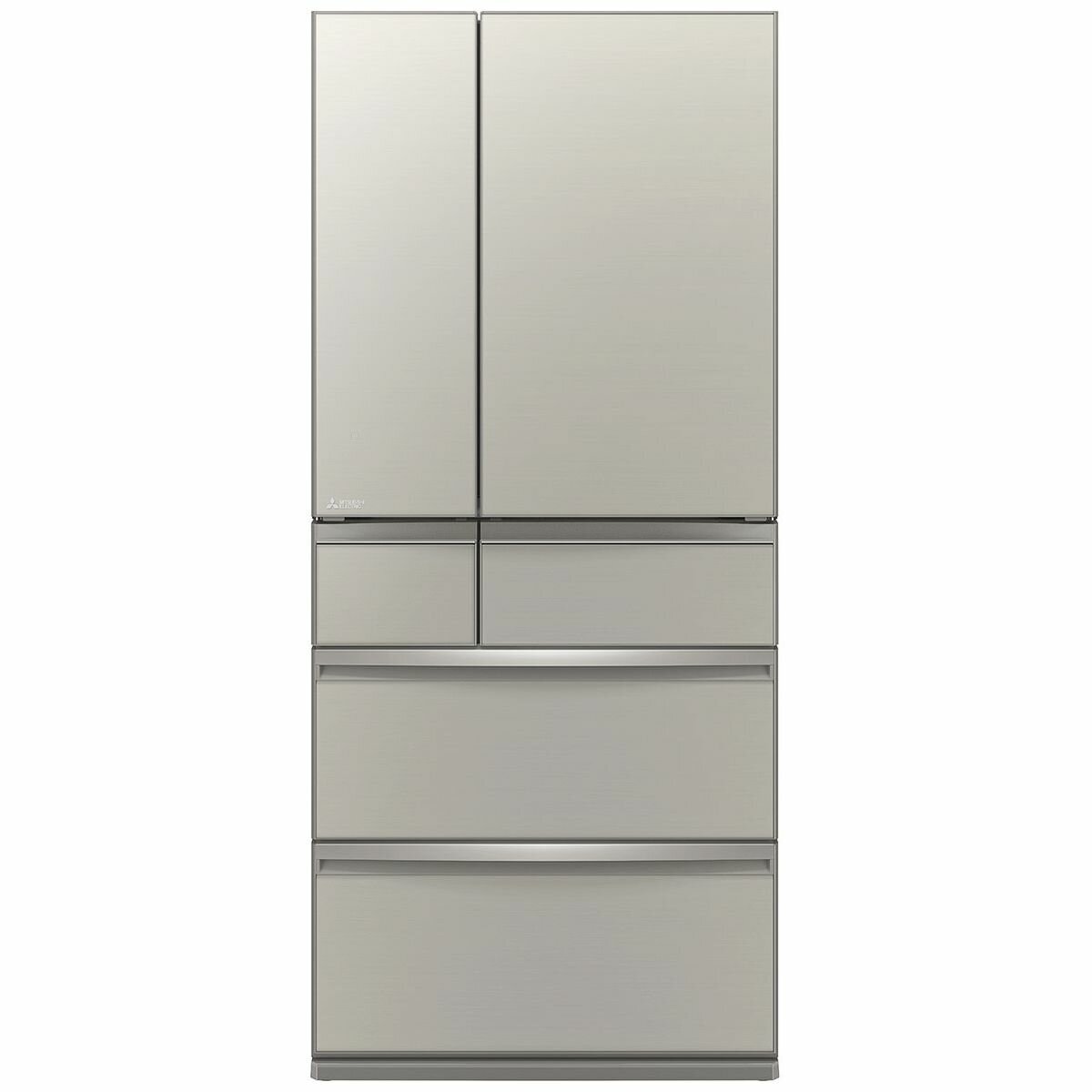 Mitsubishi Electric 700L Multi Drawer Fridge - Argent Silver Glass - Frost Free - MR-WX700C-S-A