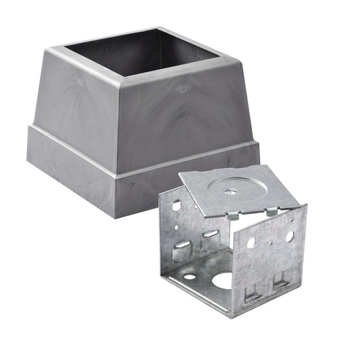 Modtrim Post Cover - 112x112mm to 135x135mm - Polymer Plastic - Paintable - SuperSaverAU - view 1