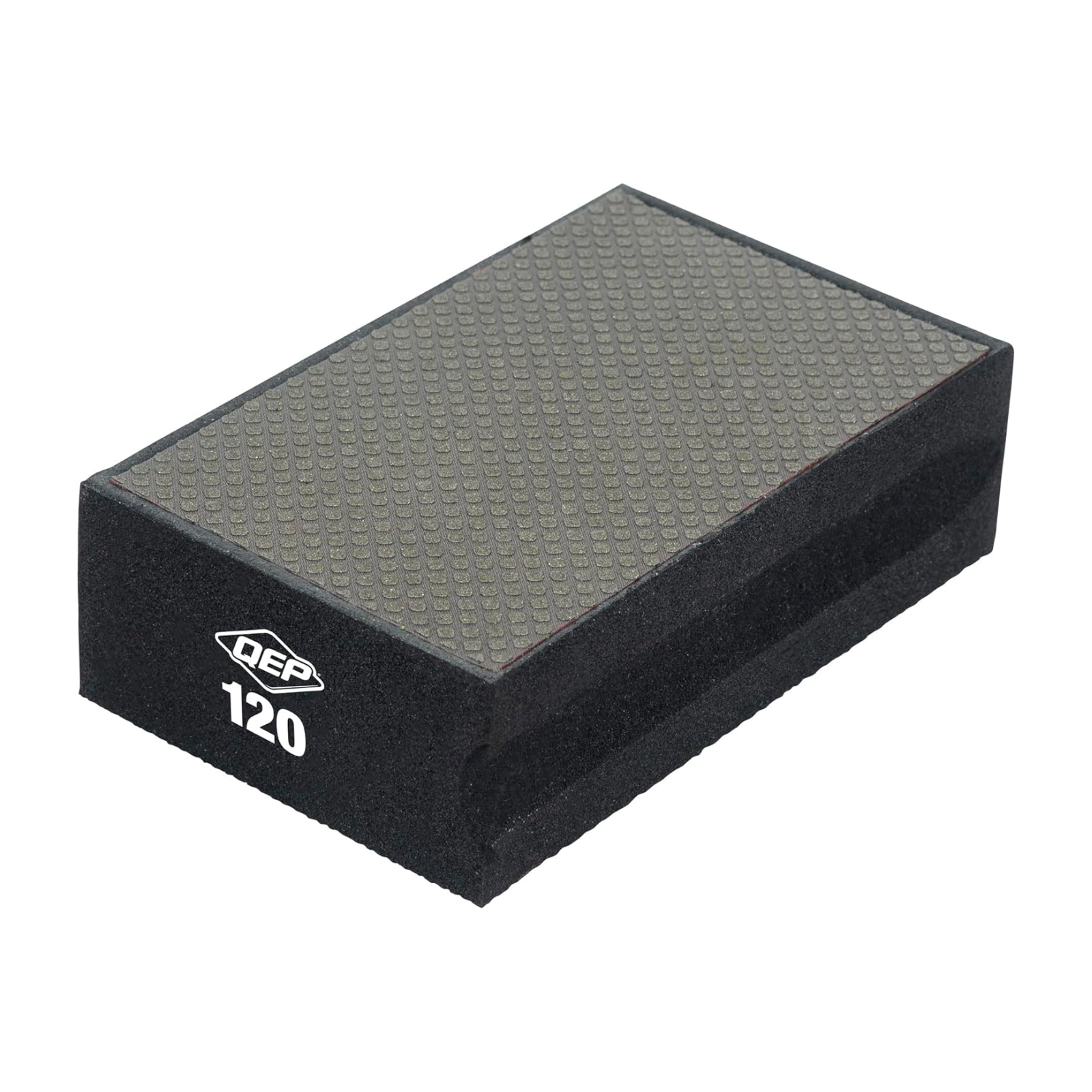 QEP Diamond Sanding Block 120 Grit, Wet and Dry, for Tile Stone Granite Glass
