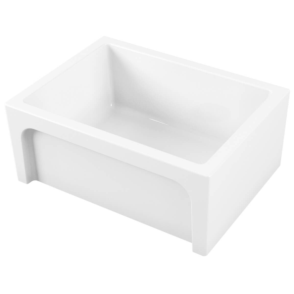 Turner Hastings Patri 60 x 46 butler sink - single bowl, white fireclay, undermount, no drainer - PA60FS-F