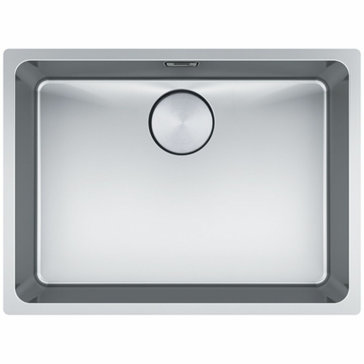 Franke Mythos 550mm single bowl undermount sink - stainless steel - sound deadening pads - MYX110-55B