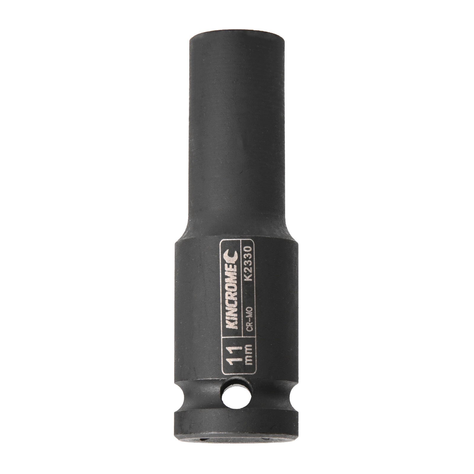 Kincrome 11mm 1/2" Drive Chrome Molybdenum Deep Impact Socket Black