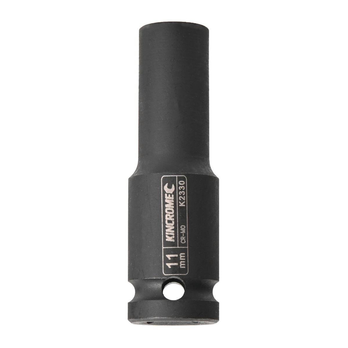 Kincrome 11mm Deep Impact Socket - 1/2 Drive - Chrome Molybdenum Steel - Black - SuperSaverAU - view 1