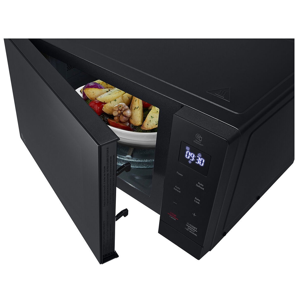 LG NeoChef 30L EasyClean Microwave Oven - 900W, Black, Touch Controls - MS3036NPB