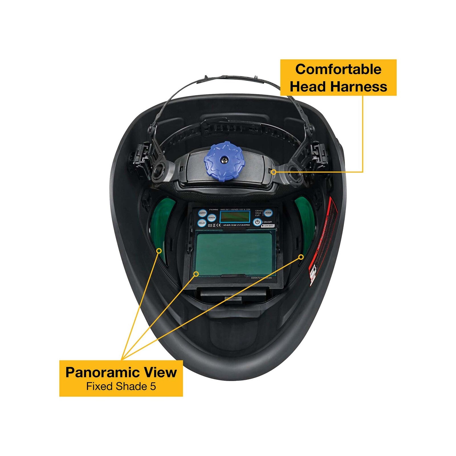 Bossweld FX-Pro Variable Shade Welding Helmet