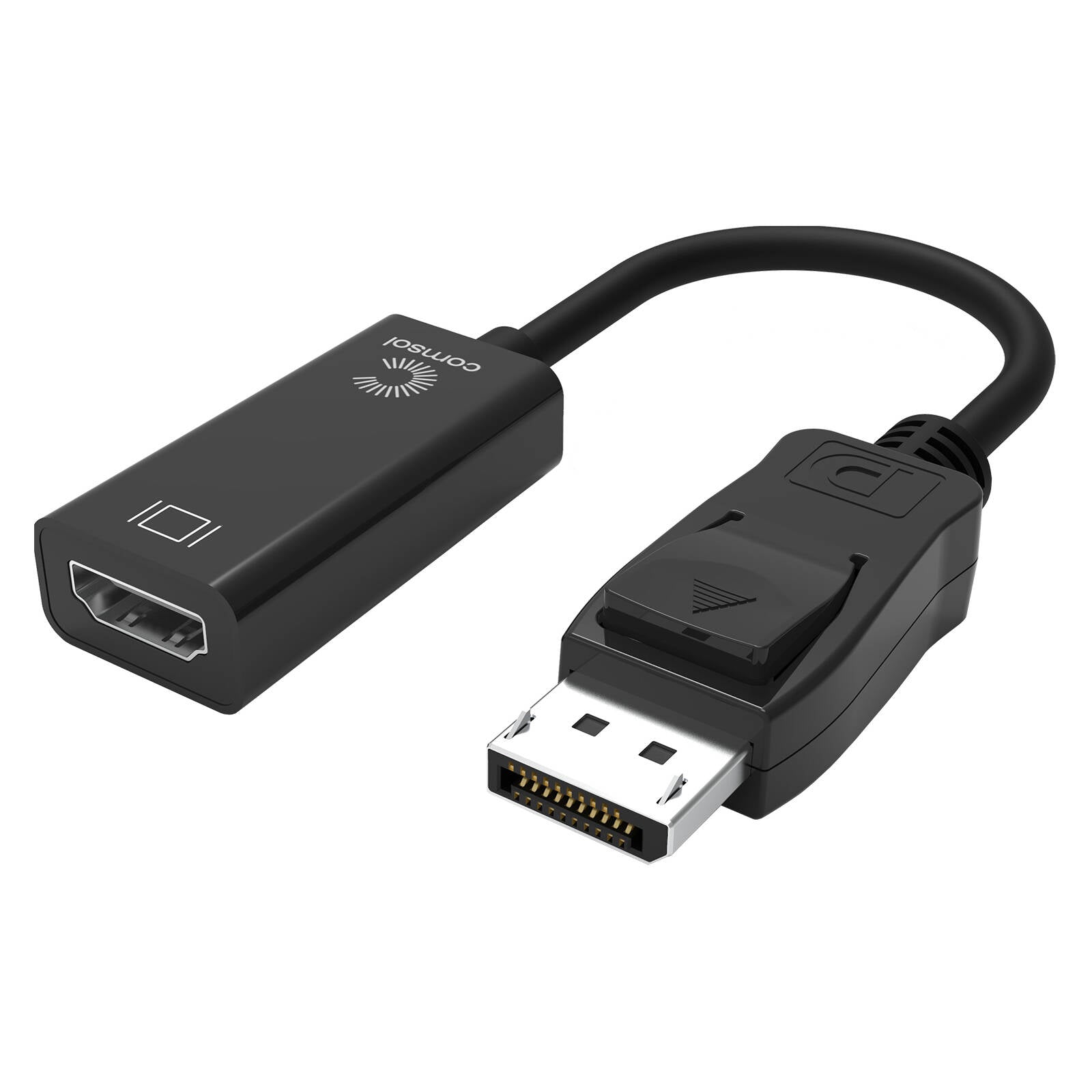 Comsol 20cm DisplayPort Male to HDMI Female Adapter 4K2K DPHD4K