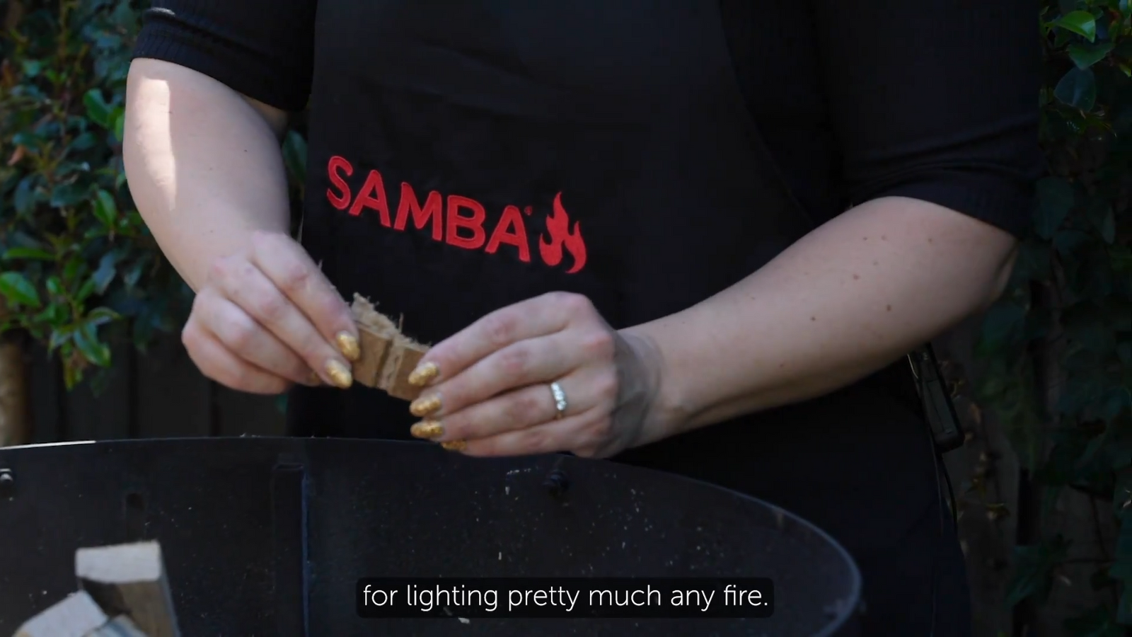 Samba Natural Firelighters 32 Pack Wood and Wax Odourless BBQ Fire Starters