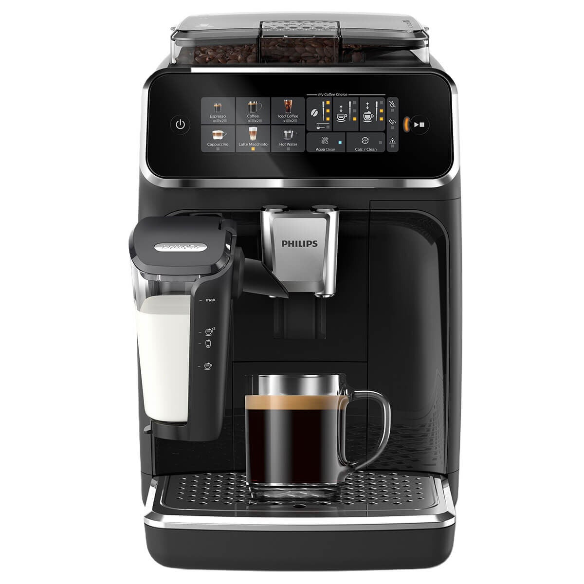 Philips Series 3300 Fully Automatic Espresso Machine - Six Drinks, LatteGo Milk System - EP3341-30