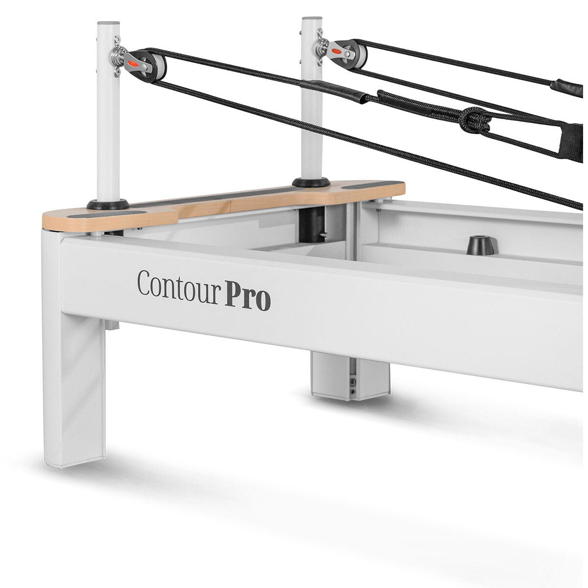 Lifespan Fitness Contour Pro aluminium reformer Pilates bed set - black accents - 75kg - LFRF-CONTPRO