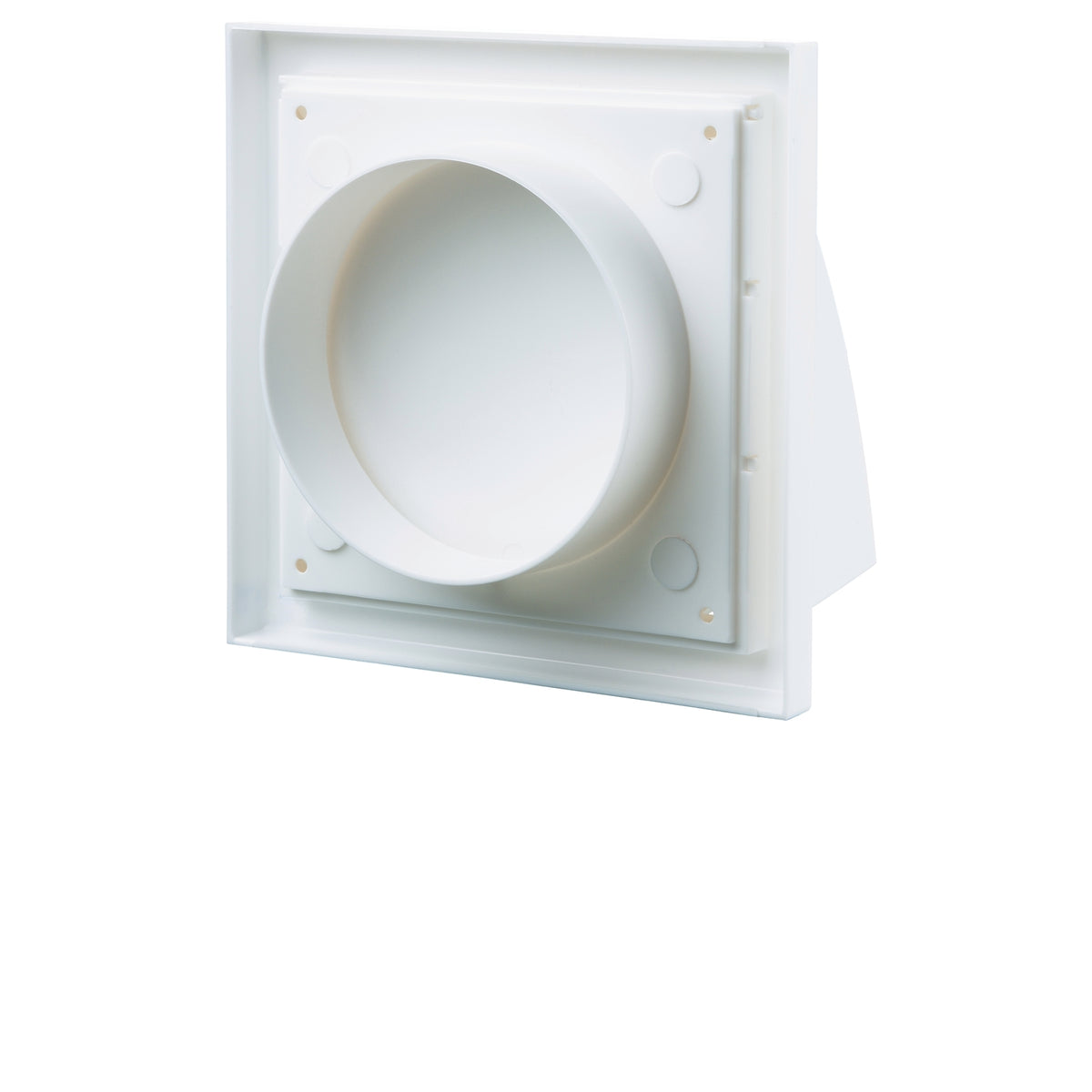 Blauberg 100mm White Weatherproof Exterior Wall Cowl Back Draft Stopper BLABGR100C