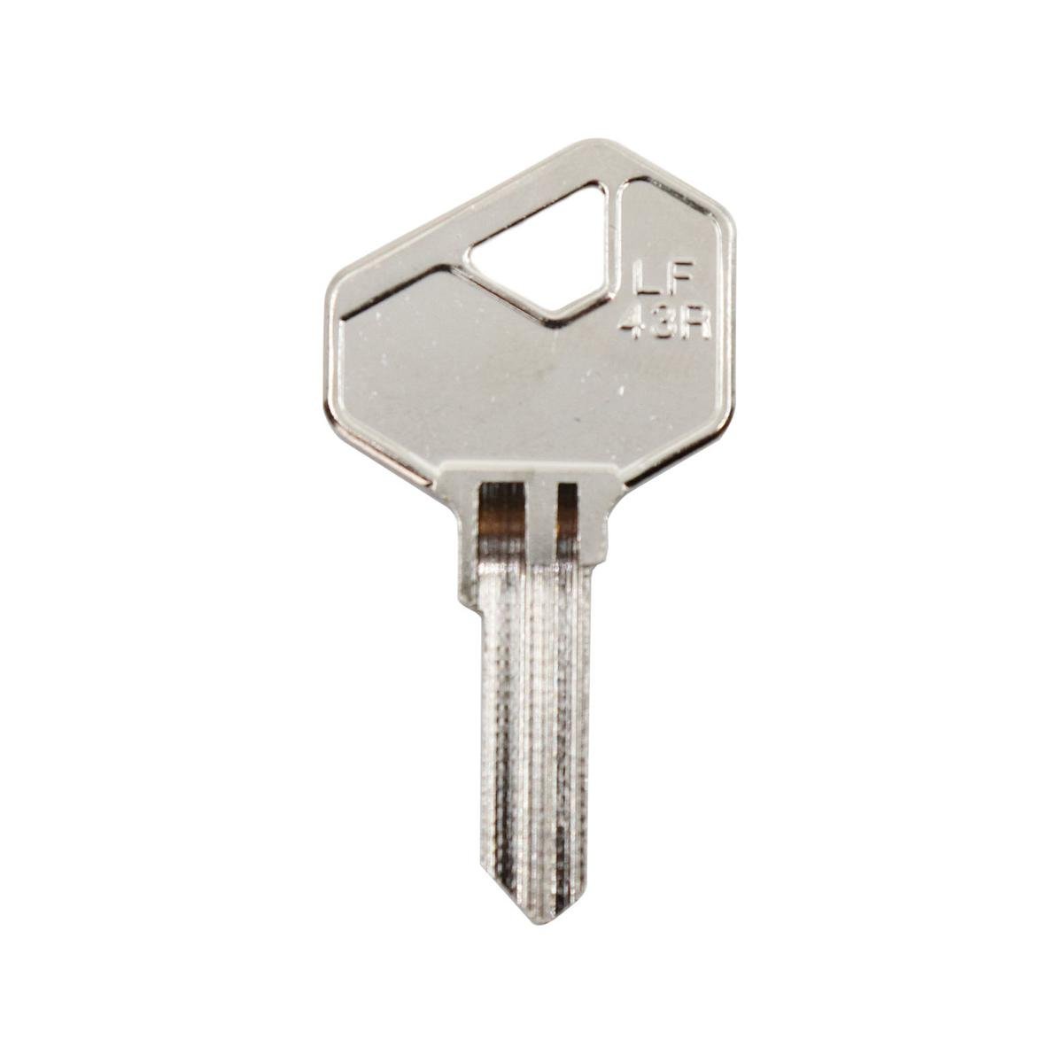 EHI Silver Blank Key - 45mm Nickel Plated Brass - Easy To Carry - SuperSaverAU - view 1