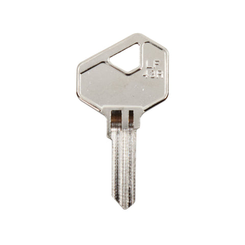 EHI LF43R Silver Blank Key 45mm Nickel Plated Brass