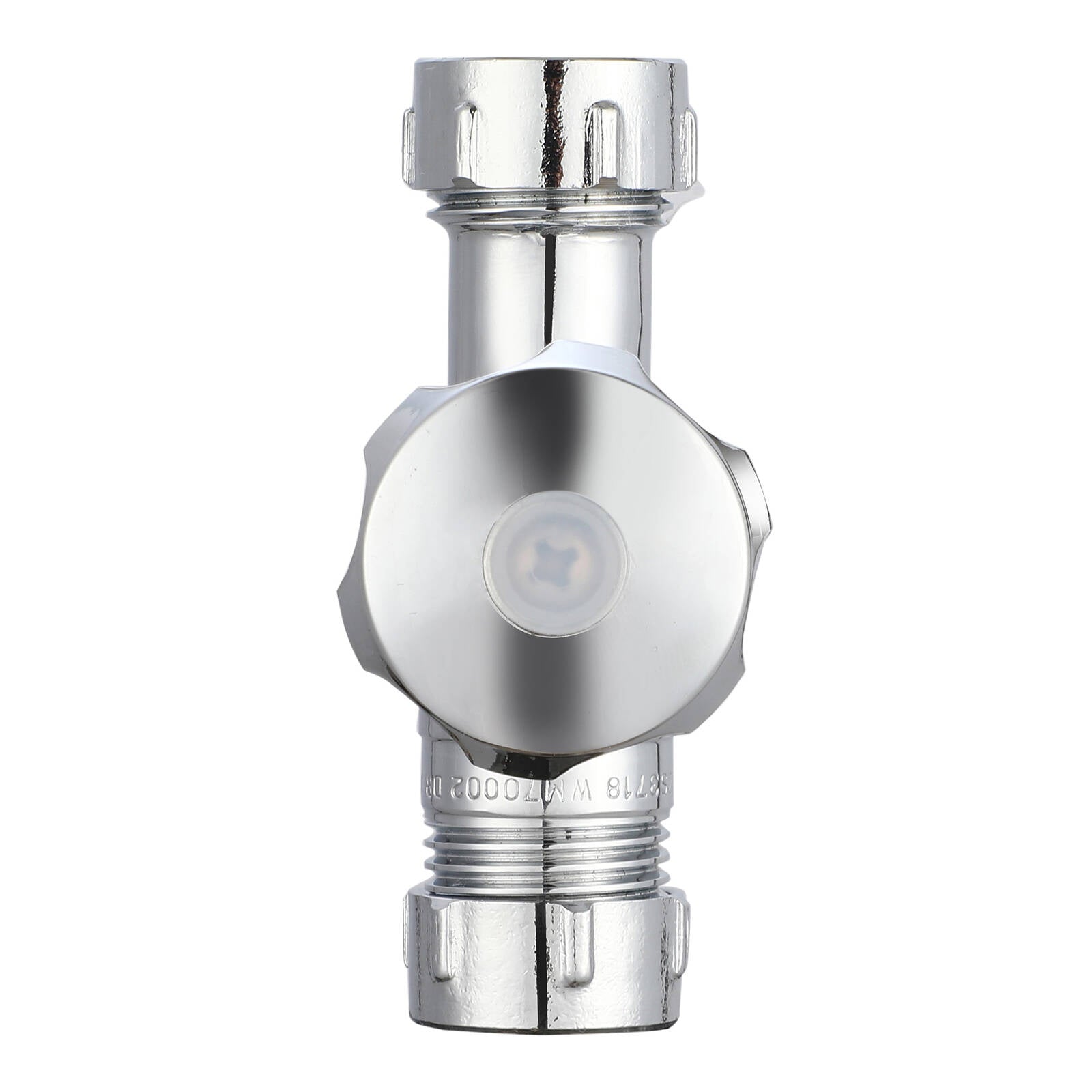 evekare 15 x 15mm Chrome Lead Free Double Mini Cistern Stop Tap