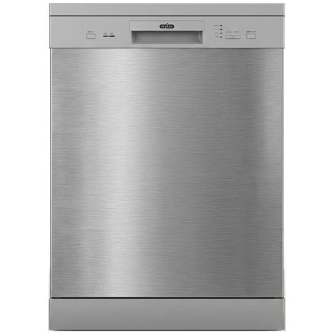 Mykin 60cm Freestanding Dishwasher - 12 Place Settings - Stainless Steel - Four Wash Programs - MDW6004S