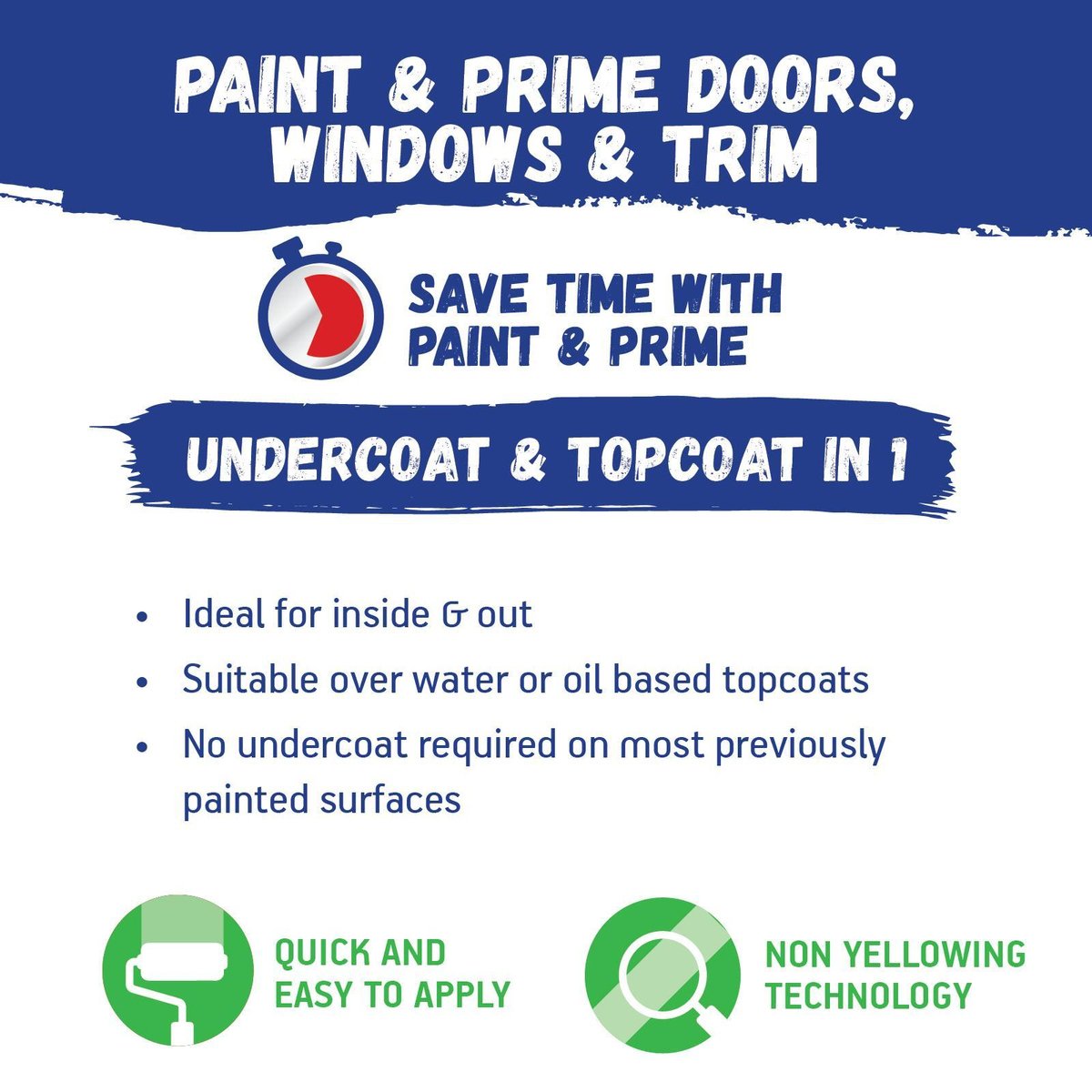 British Paints Paint & Prime - 4L - Semi Gloss - Non-Yellowing Technology - SuperSaverAU - view 2