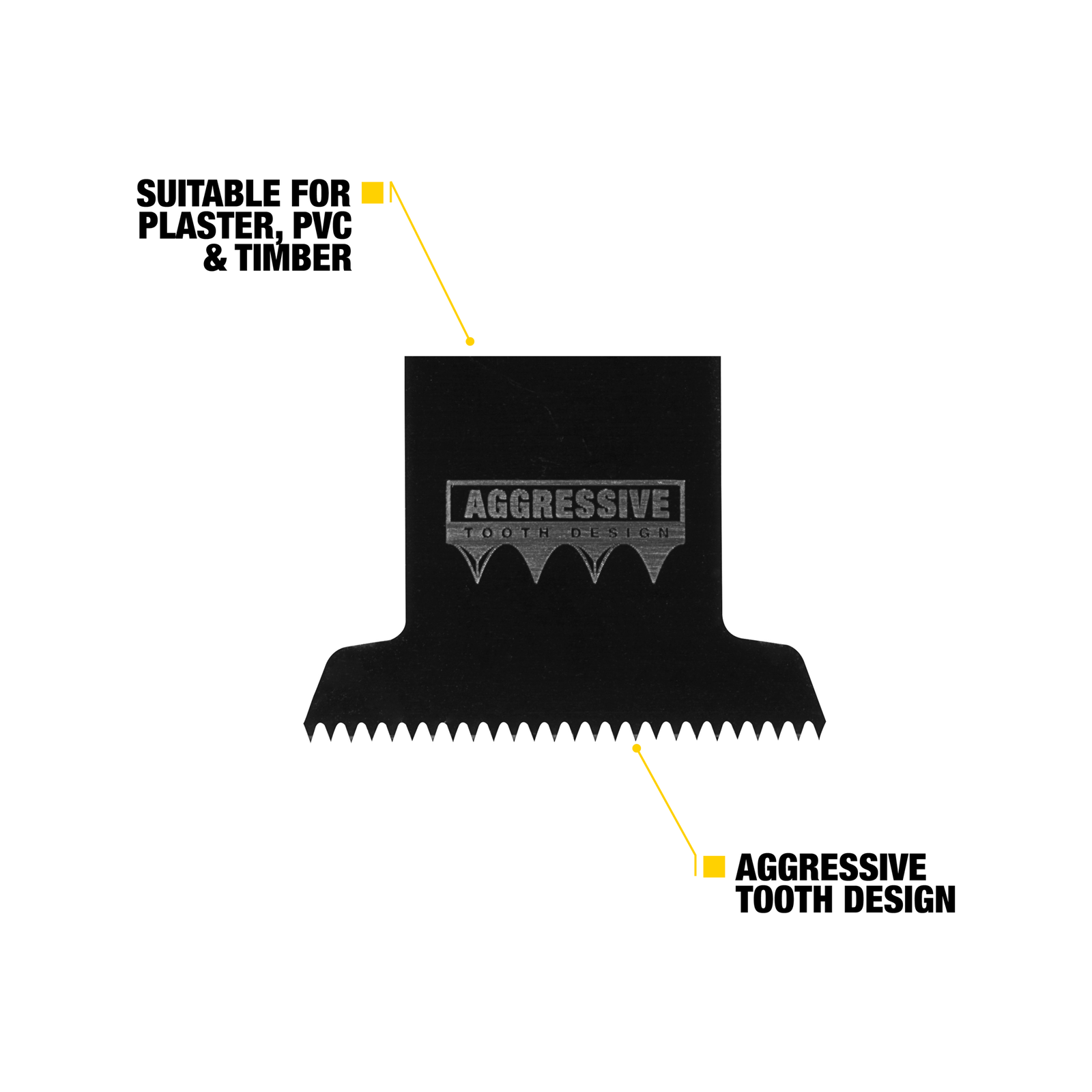 Kango 35mm Aggressive Tooth Plunge Cut Multi Tool Blade for Timber