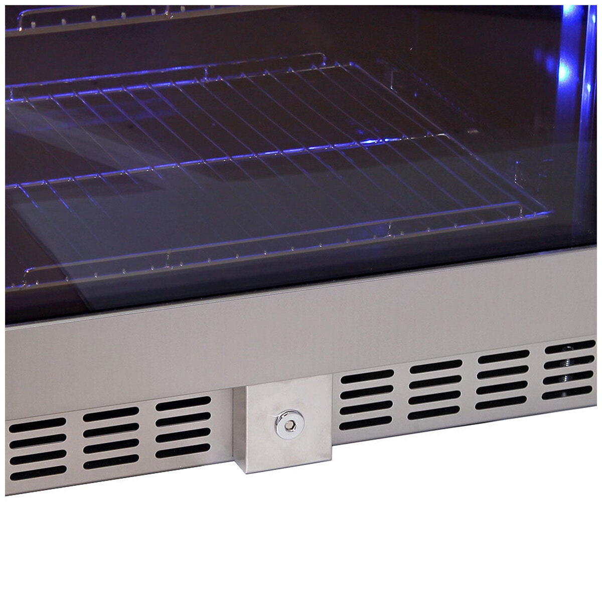Schmick 405L Drinks Fridge - Stainless Steel Glass Door, Triple Glazed, 10 Star Rating - BD425RB