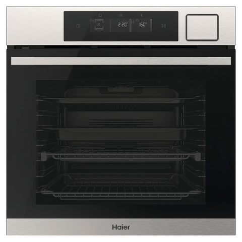 Haier 60cm 600 Series Pyrolytic Oven - 78L, 16 Functions, Steam Assist Plus, Air Fry - HWO60S16TPX5