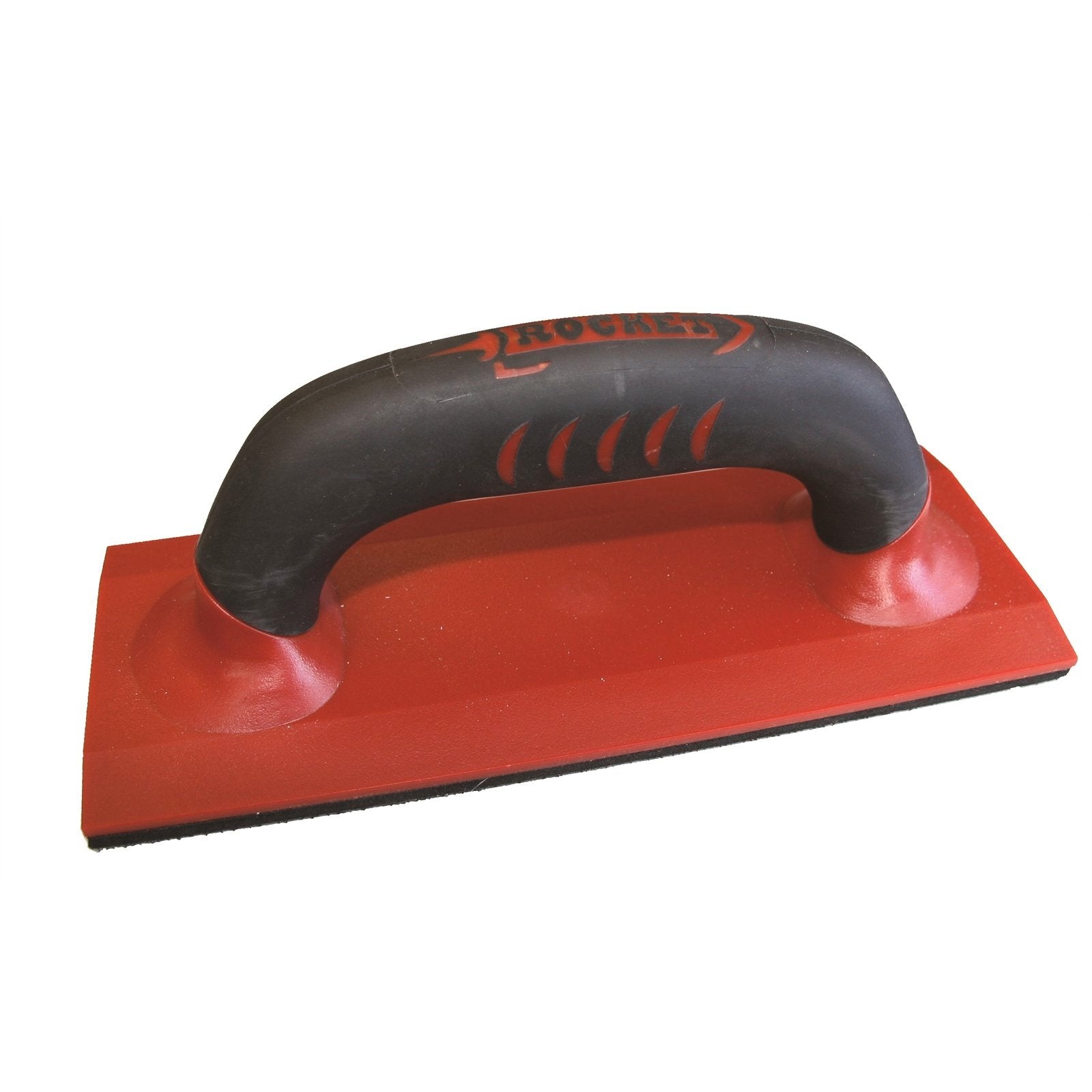 Rocket Hand Sander 90mm, Hook & Loop with Rubber Grip and Sandpaper Sheets