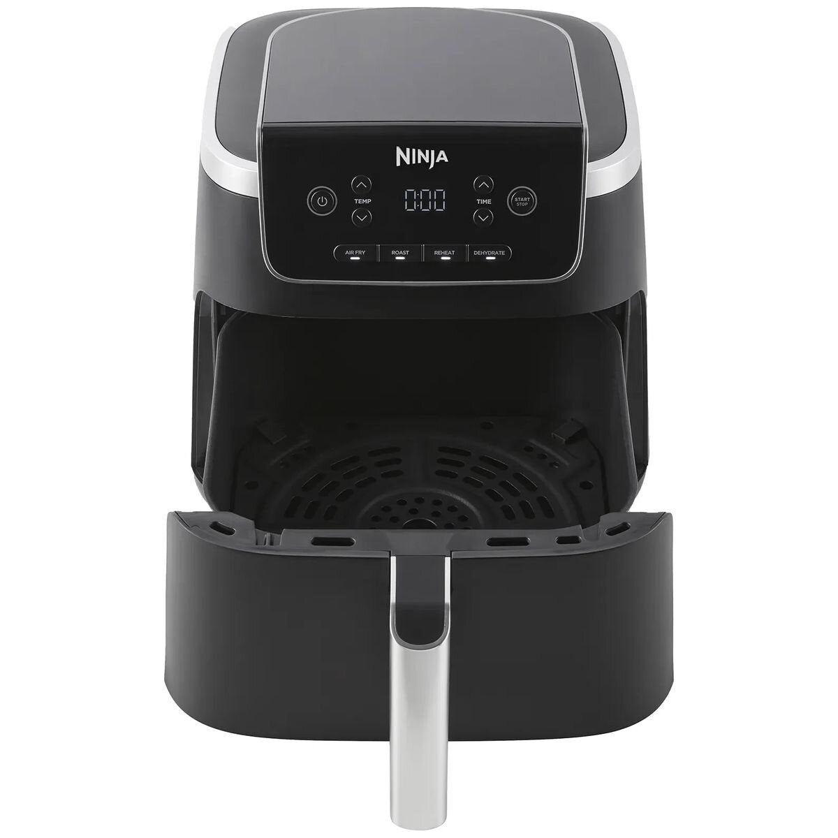 Ninja Pro Air Fryer 4.7L - Black - 4-in-1 Cooking Functions, Crisper Plate - AF141
