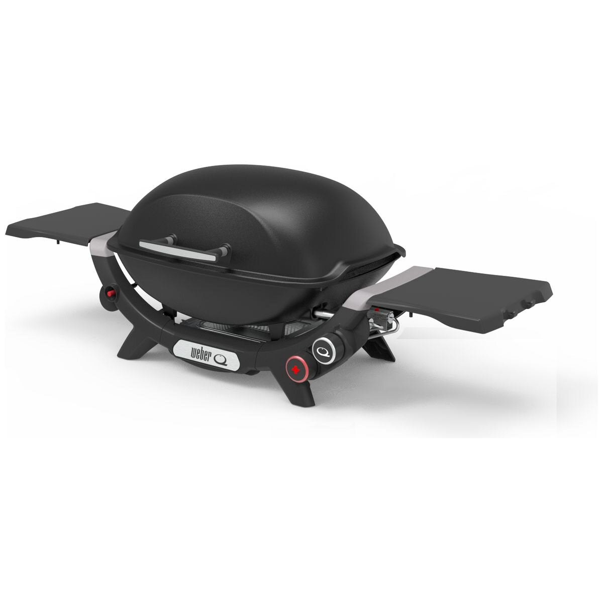 Weber Q2600N+ portable LPG BBQ - black, 2 burners, large cooking area, high domed lid - 28510024