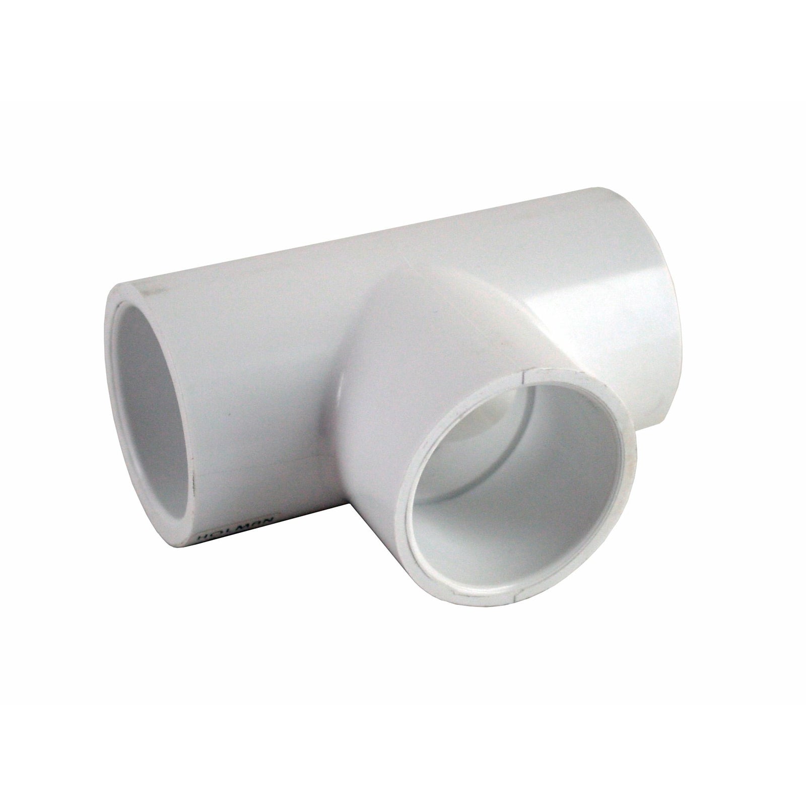 Holman 20mm White PVC Plain Tee PN18 1800kPa