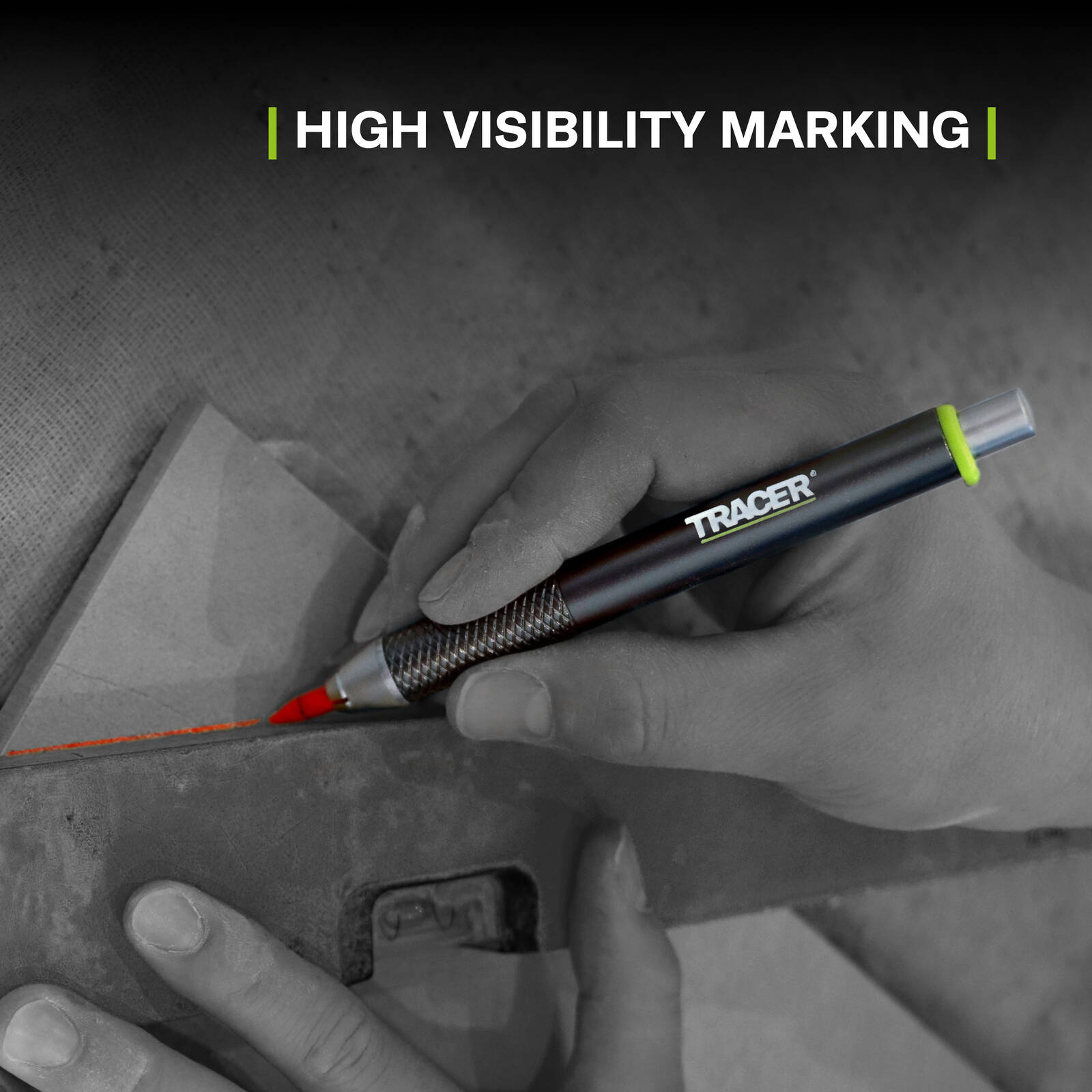 TRACER PRO 5.2mm Aluminium Tough Construction Pencil with Holster