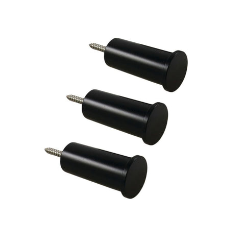 Adoored Black Stud Bino Deco Hook 3 Pack - 22mm x 64mm - Black - SuperSaverAU - view 1