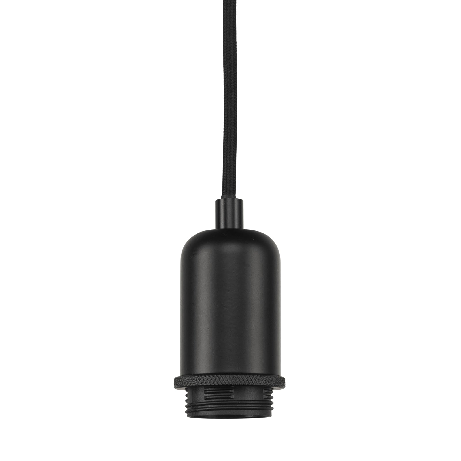 Brilliant Lighting Maggie Matt Black Plug-In DIY Suspension Pendant E27 21395/06