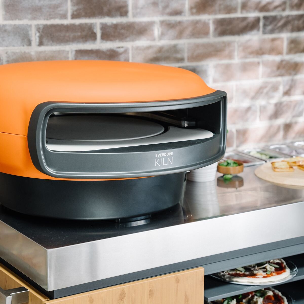 Everdure Kiln R Series 2 burner LPG pizza oven - terracotta cabinet, rotating turntable, 400°C - EKILN2T