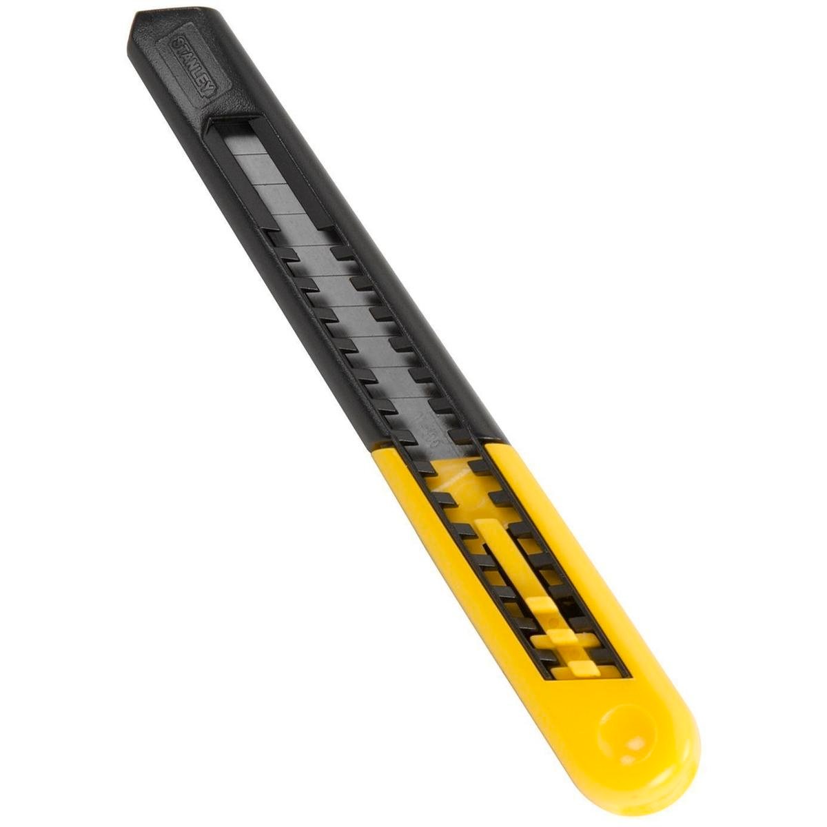 Stanley 9mm Medium Duty Snap-Off Blade Knife, Retractable, Yellow