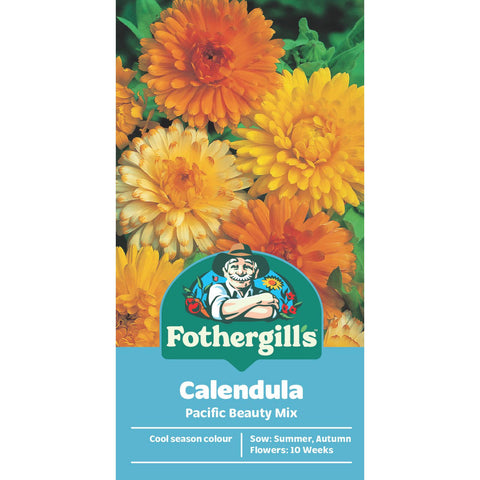 Mr Fothergill's Calendula Pacific Beauty Flower Seeds