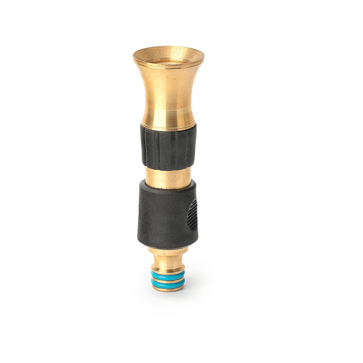 Holman 12mm Brass Hi-Flow Hose Nozzle, 1000kPa Solid Brass