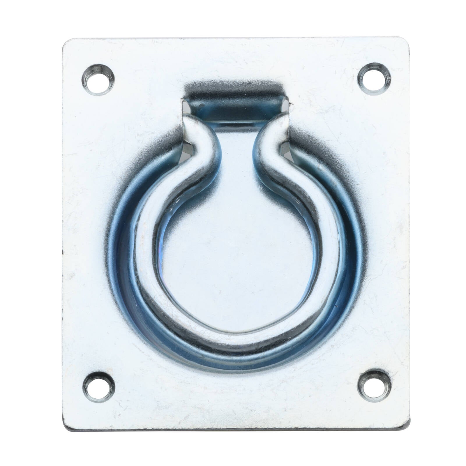 Zenith 90mm Zinc Plated Steel Trap Door Handle, Indoor Lifting Handle