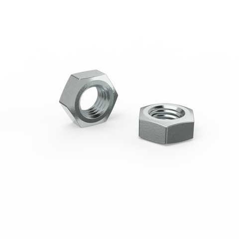 ZENITH M8 Zinc Plated 4.6 Grade Steel Hex Nut Each