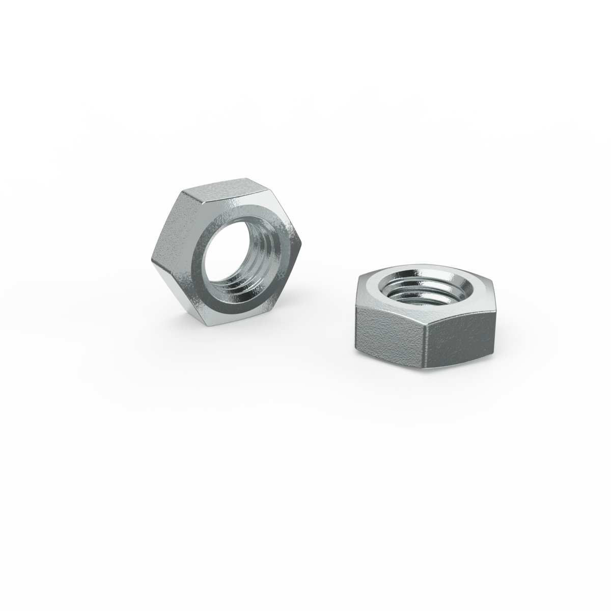 ZENITH M8 Zinc Plated 4.6 Grade Steel Hex Nut Each
