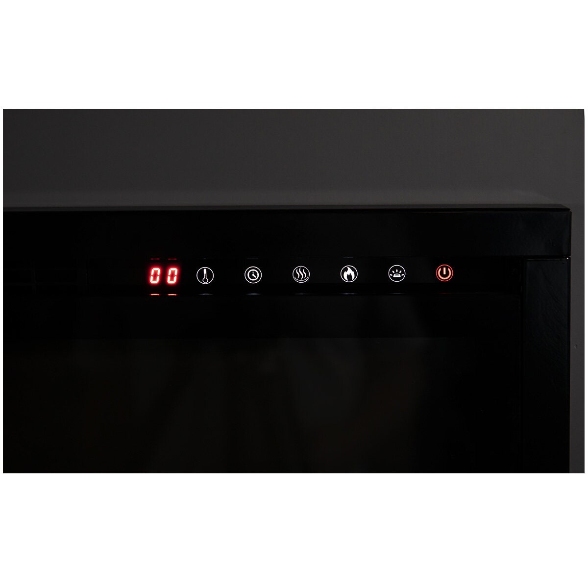 Modern Flames Spectrum 100 Inch Electric Fireplace - Black - Hybrid-FX Flame Technology - SPS-100BAUS