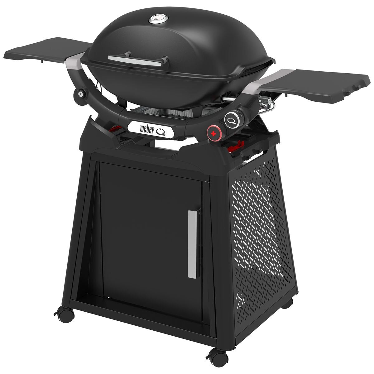 Weber Baby Q and Q Premium cart - black powder coated steel - for Q1000 to Q2800N+ barbecues - 3400175