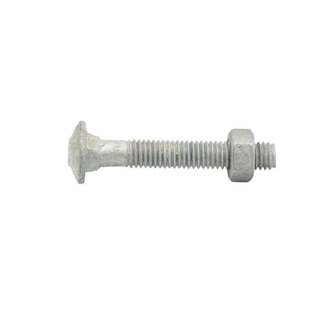 Zenith Cup Head Bolt - M6 x 40mm - 4.6 Grade Steel - Hot Dipped Galvanised - SuperSaverAU - view 1