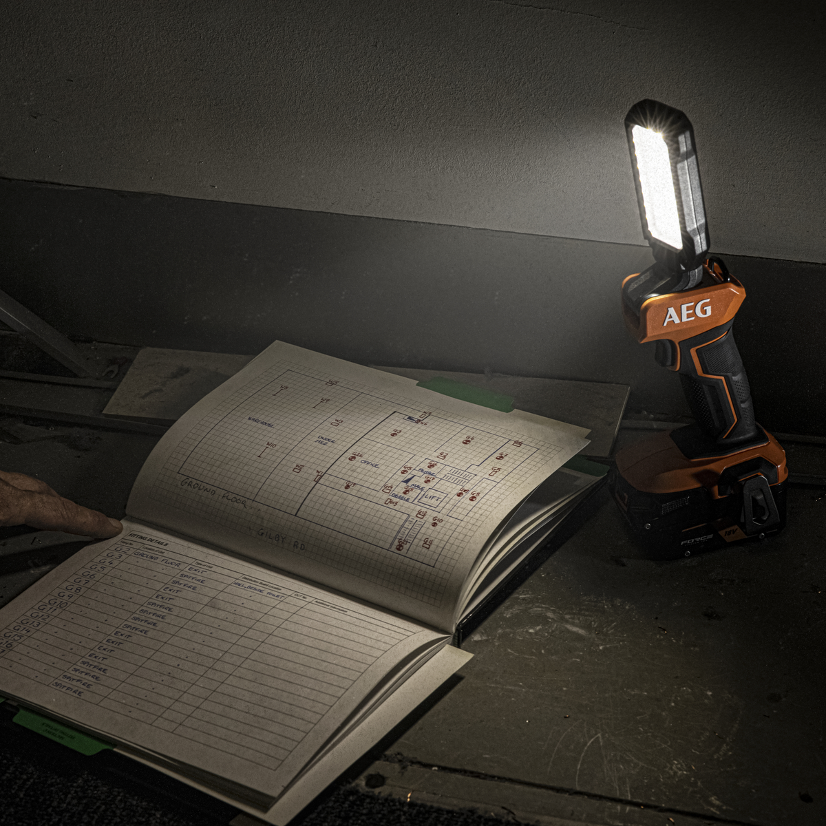 AEG 18V LED Stick Light - 165mm - Tool Only - 800 Lumens - SuperSaverAU - view 5