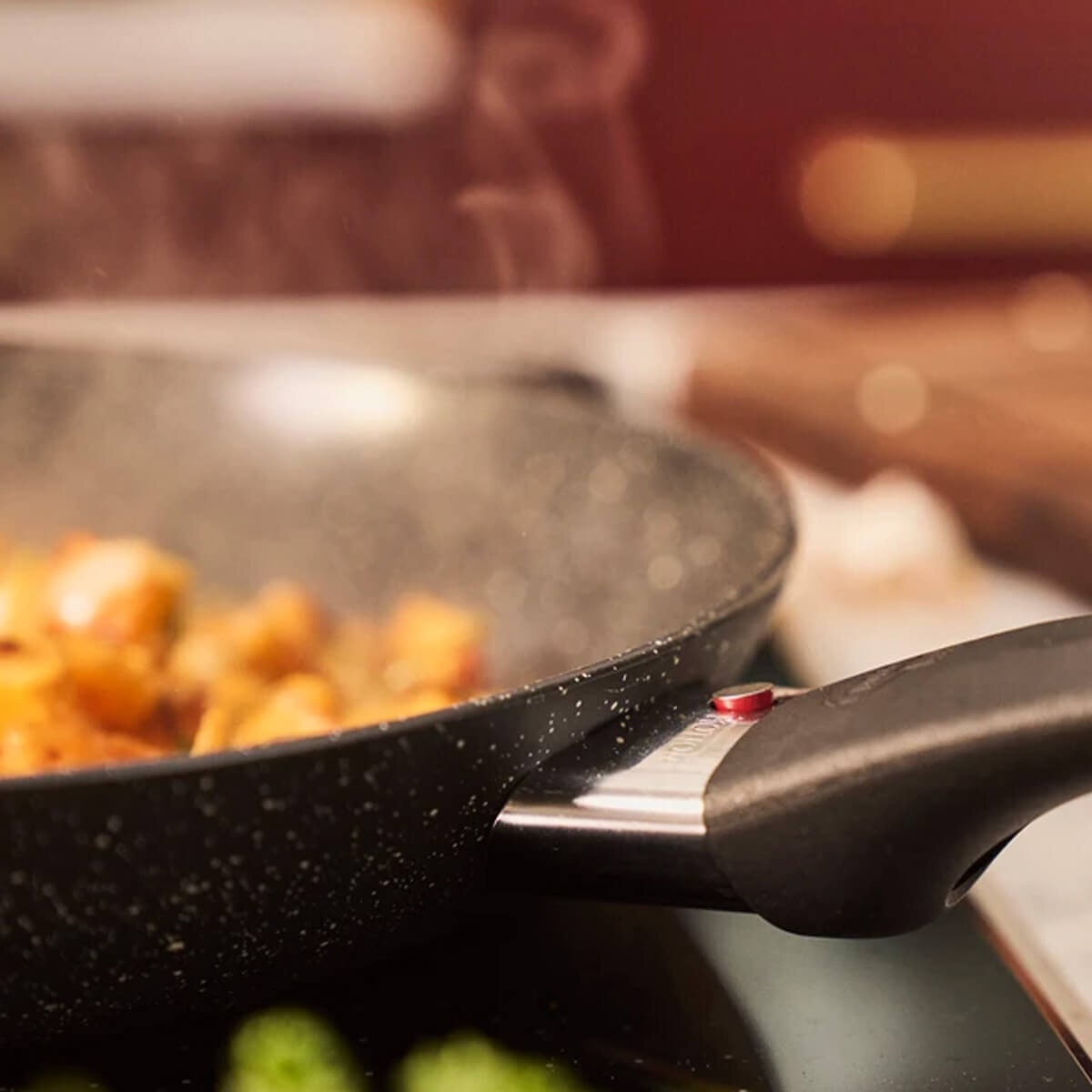 Ballarini 20cm Vipiteno Ceraforce Ceramic Fry Pan - PFAS-Free, Thermotion Heat Indicator - 67330